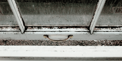 Black mould on window seal