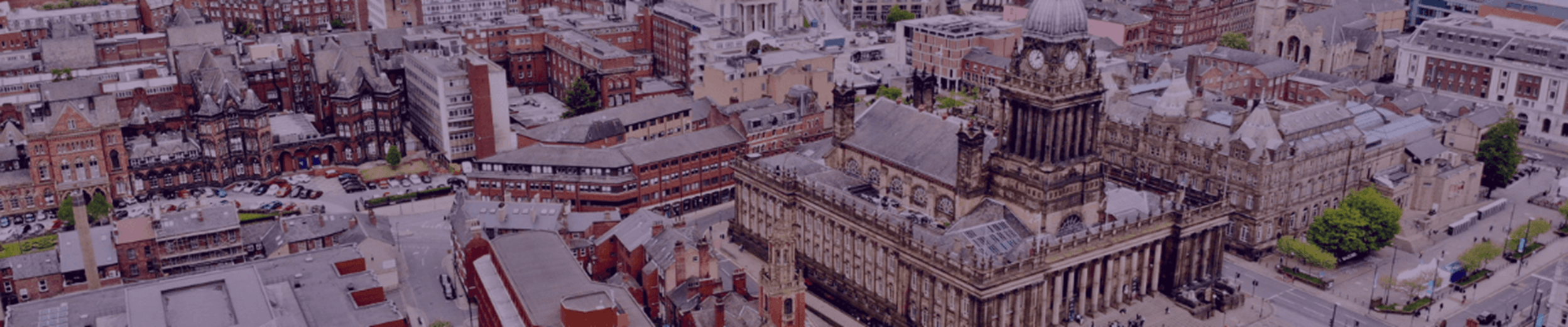 Leeds city skyline