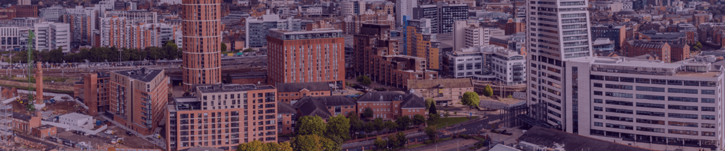 Leeds city skyline