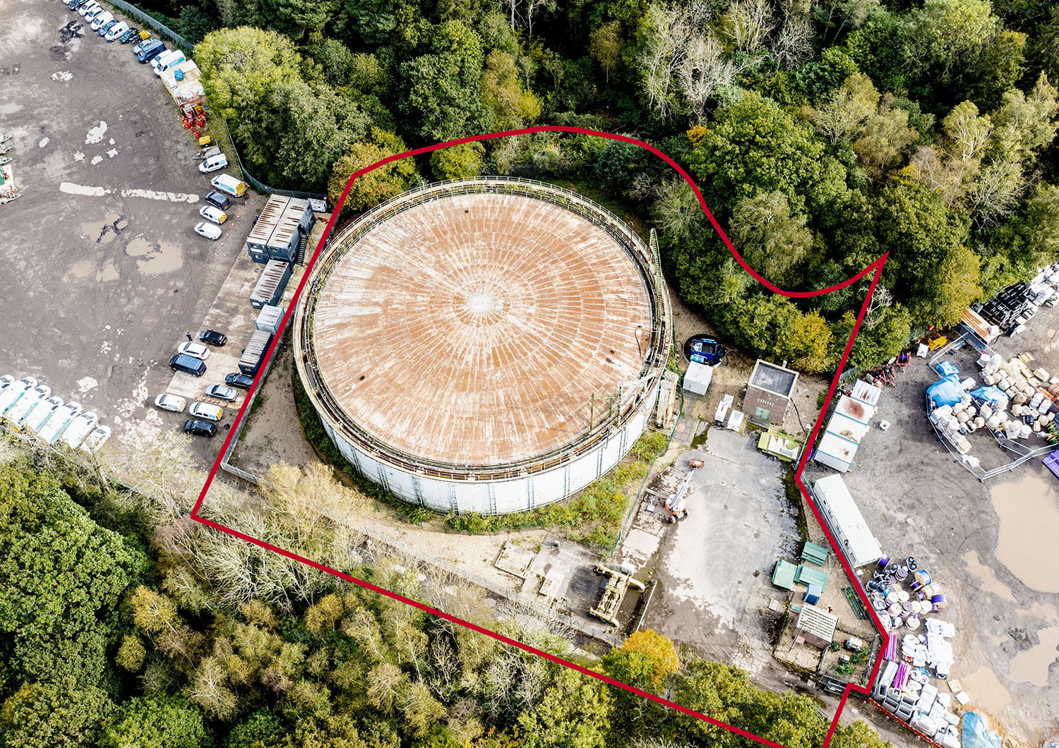 Gas holder site