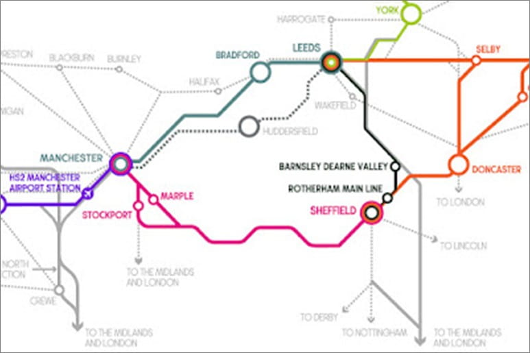 Map of Network Rail