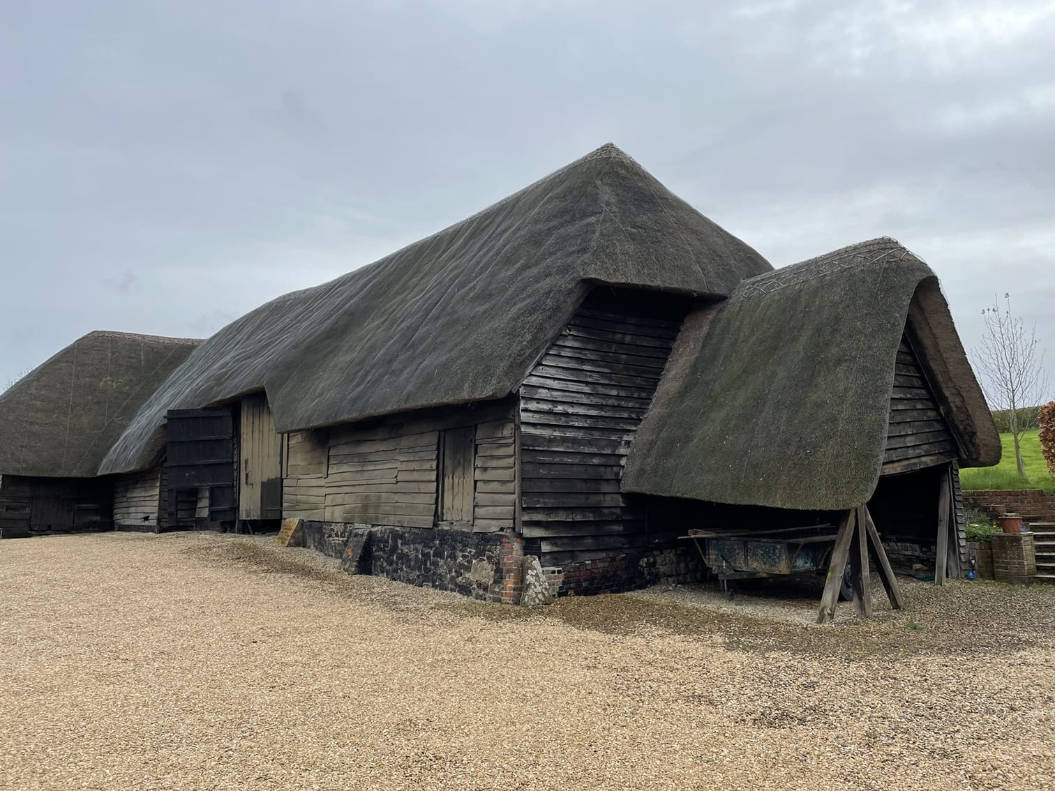 Medieval cruck frame rca