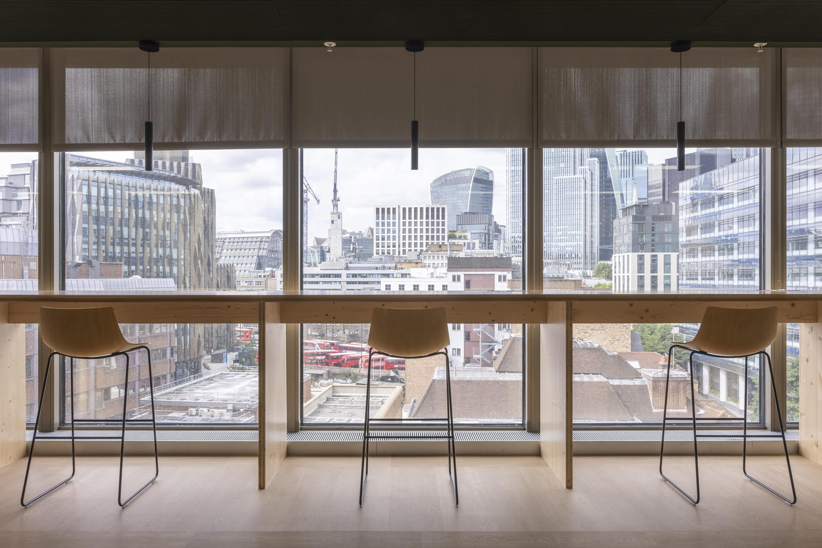 Pay.UK working space with a view London city