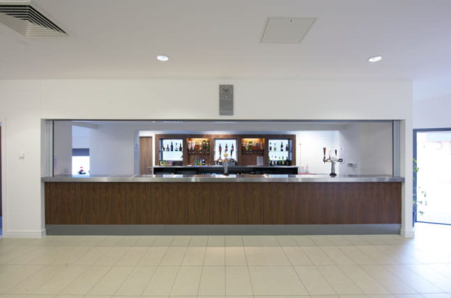 Didcot Civic Centre Refurbishment interior dining hall