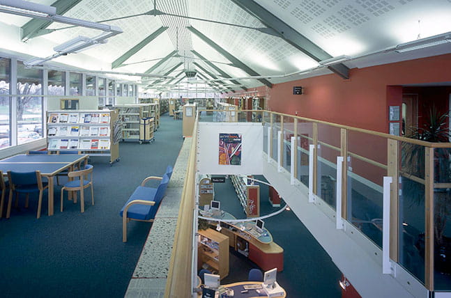 Newbury Library Shelves