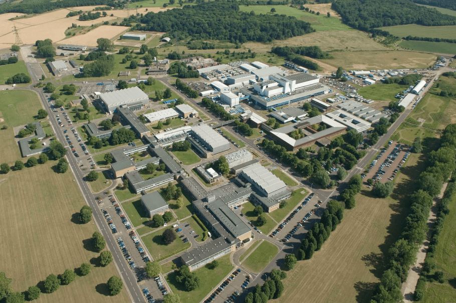 Birds eye view of Culham Science Centre