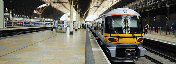 Train at platform