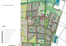 Map of development in Waterbeach new town