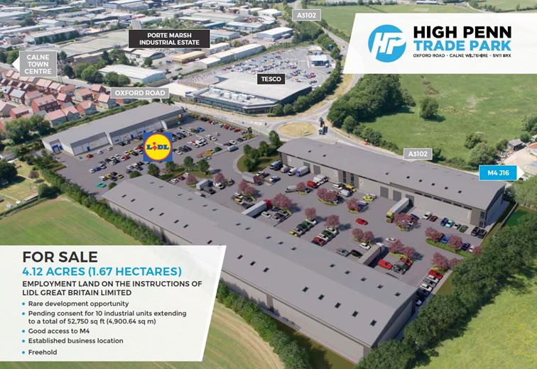 52,750 Sq Ft , High Penn Trade Park, Oxford Road SN11 - Sold STC