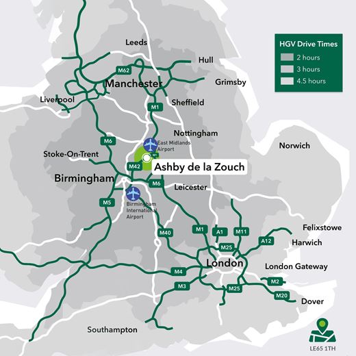 736,487 Sq Ft , G-Park, Corkscrew Lane LE65 - Available