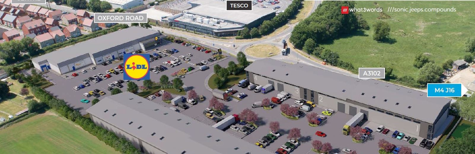 4.1 acres , High Penn Trade Park, Oxford Road SN11 - Available