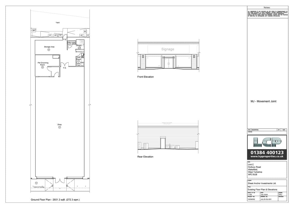 2,948 Sq Ft , Unit C, 112-116 Horbury Road WF2 - Available