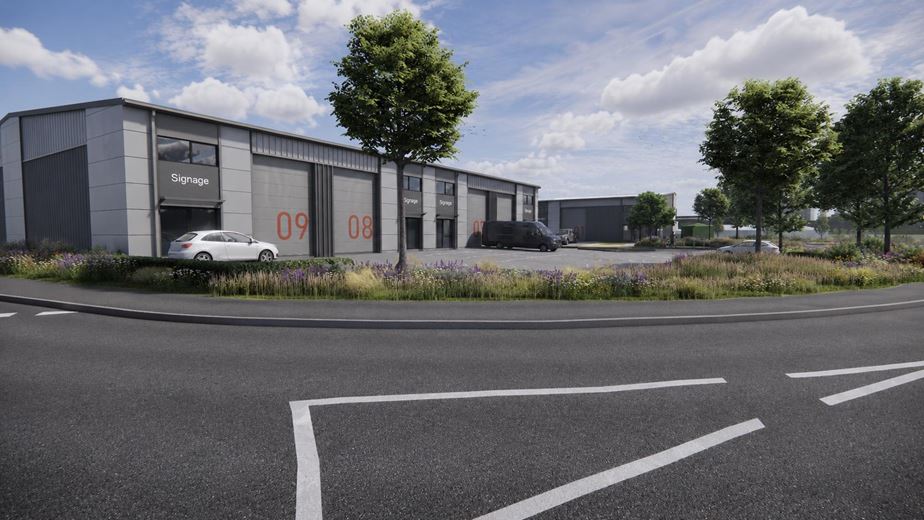 1,410 to 15,327 Sq Ft , Proposed Industrial Units , The Shade CB7 - Available