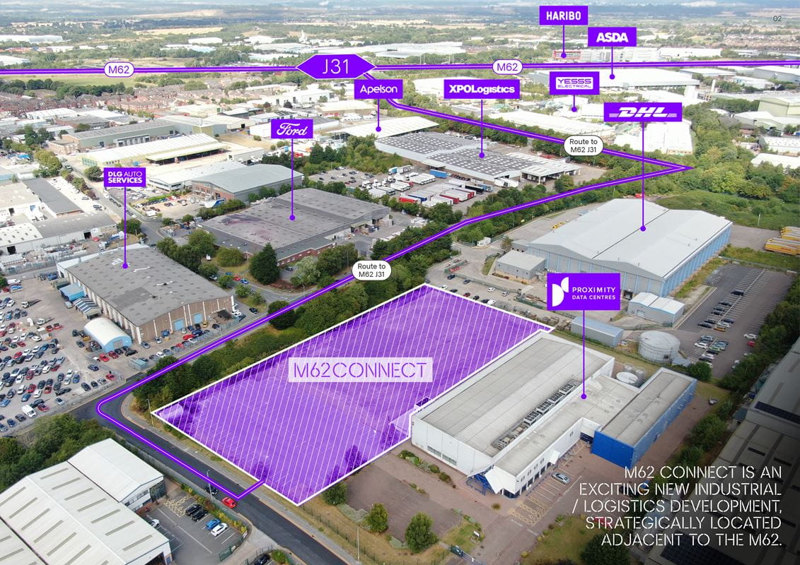 2 acres , M62 Connect , Don Pedro Avenue WF6 - Available