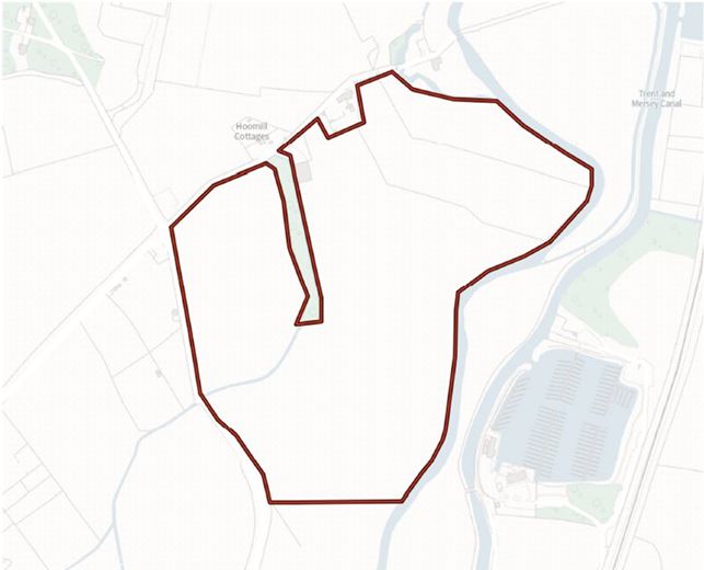 38.8 acres Land, Hoo Mill Lane, Great Haywood ST18 - Available