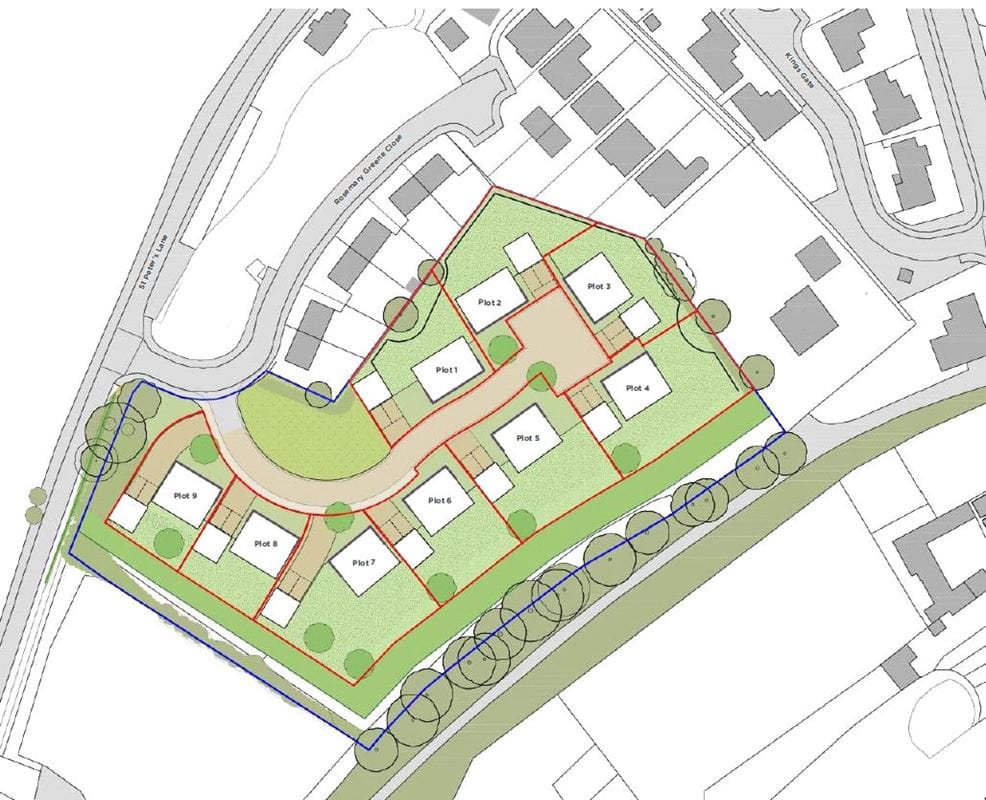 0.184 acres Land, Honeysuckle Close, Caxton CB23 - Available