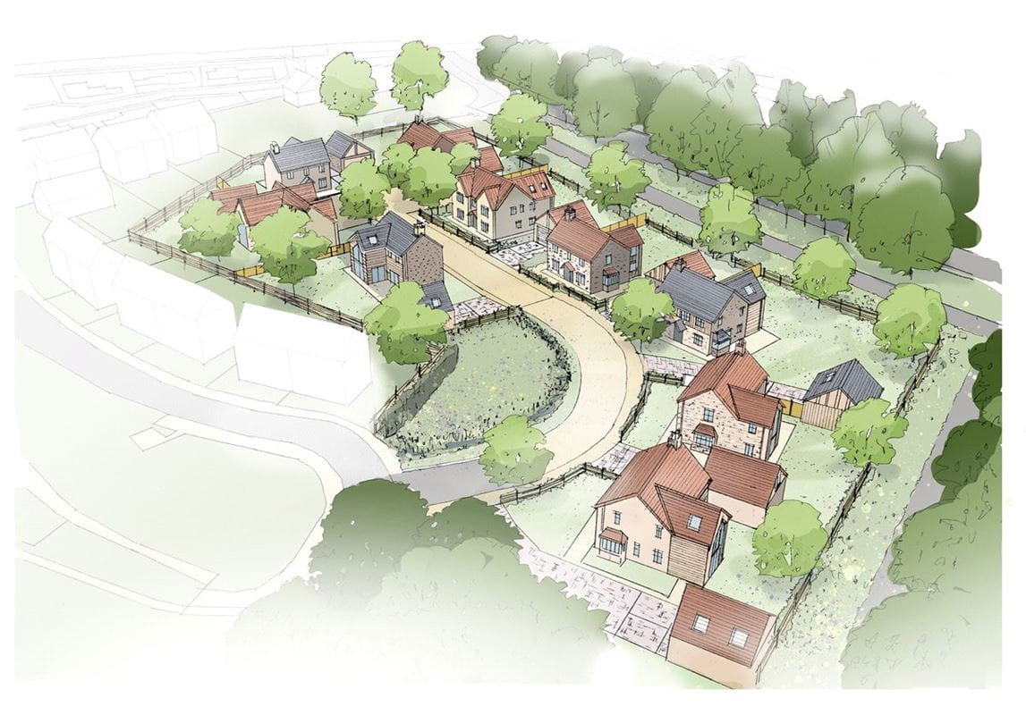 0.184 acres Land, Honeysuckle Close, Caxton CB23 - Available