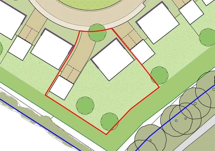  bedroom development plot, Honeysuckle Close, Caxton CB23 - Available