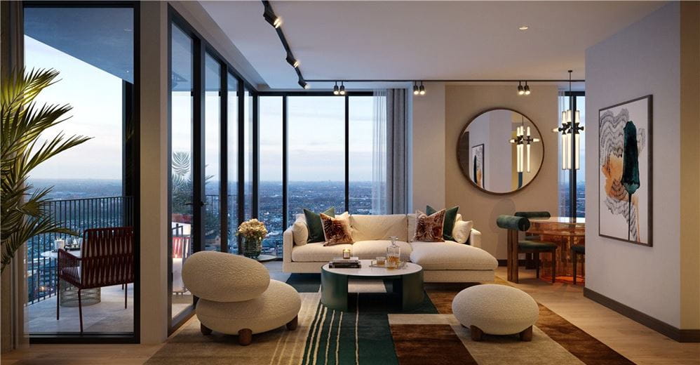 3 bedroom flat, York Road, London SW11 - Available