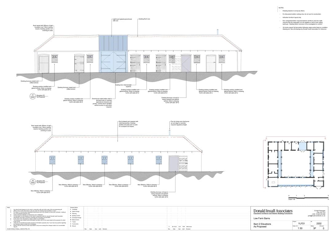  bedroom house, Barn 2, Low Farm Barns, Thorpe Underwood YO26 - Available