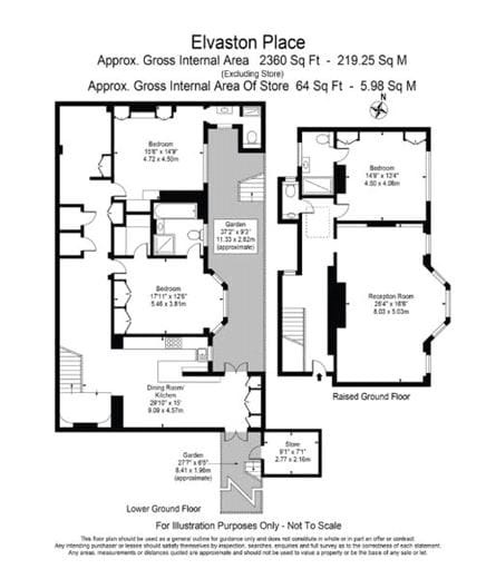 4 bedroom maisonette, Elvaston Place, South Kensington SW7 - Available
