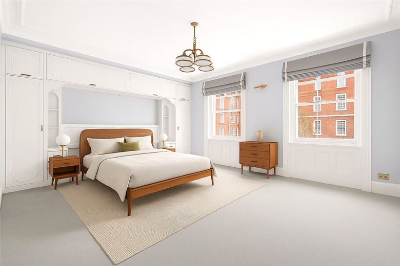 4 bedroom flat, Cumberland Mansions, George Street W1H - Available