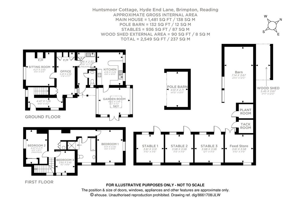 3 bedroom cottage, Hyde End Lane, Brimpton RG7 - Sold STC
