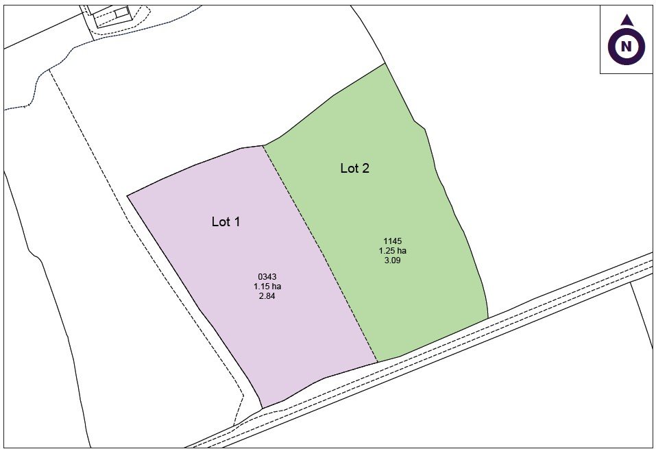 3.1 acres Land, Lot 2: Land At Goathurst, Goathurst TA5 - Sold