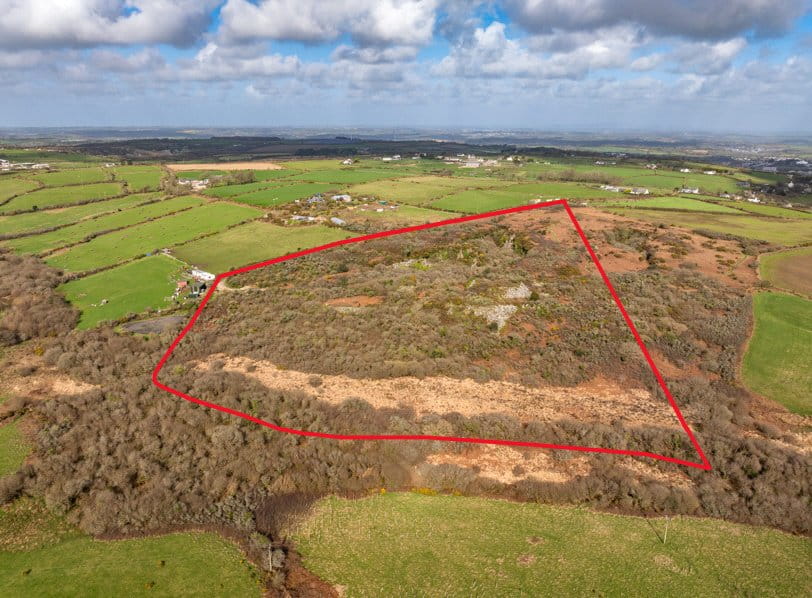 18.5 acres Land, Spargo Quarry, Mabe TR10 - Available