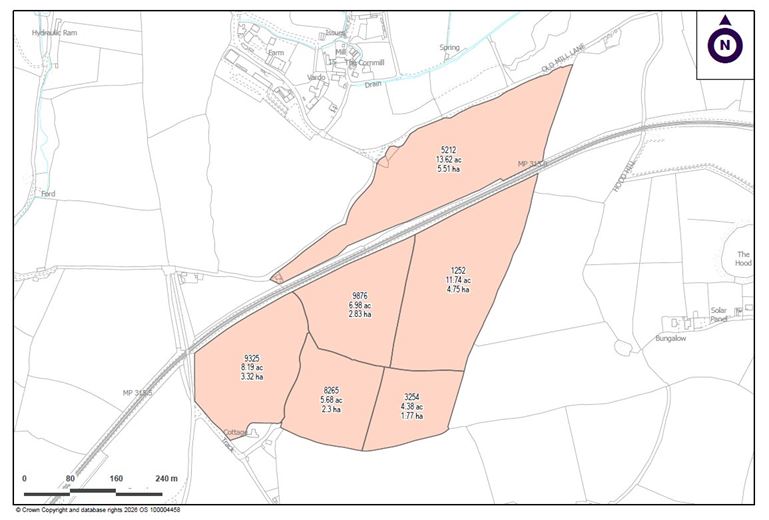 50.6 acres Land, Camborne, Cornwall TR14 - Available