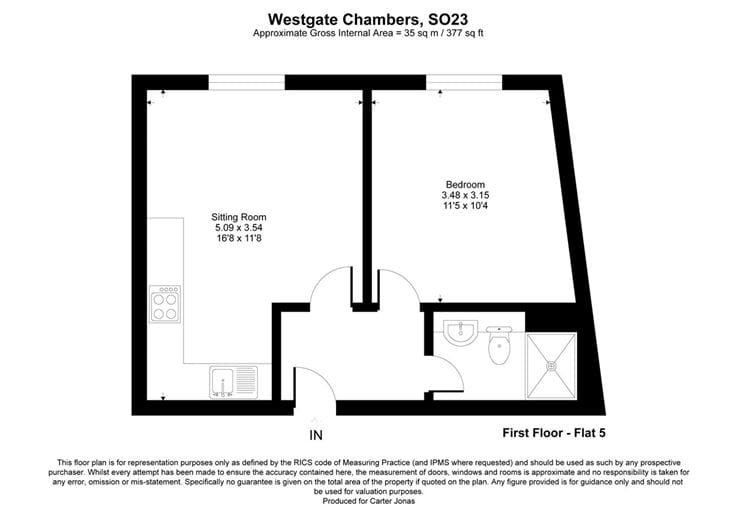 1 bedroom flat, Westgate Chambers, Staple Gardens SO23 - Available